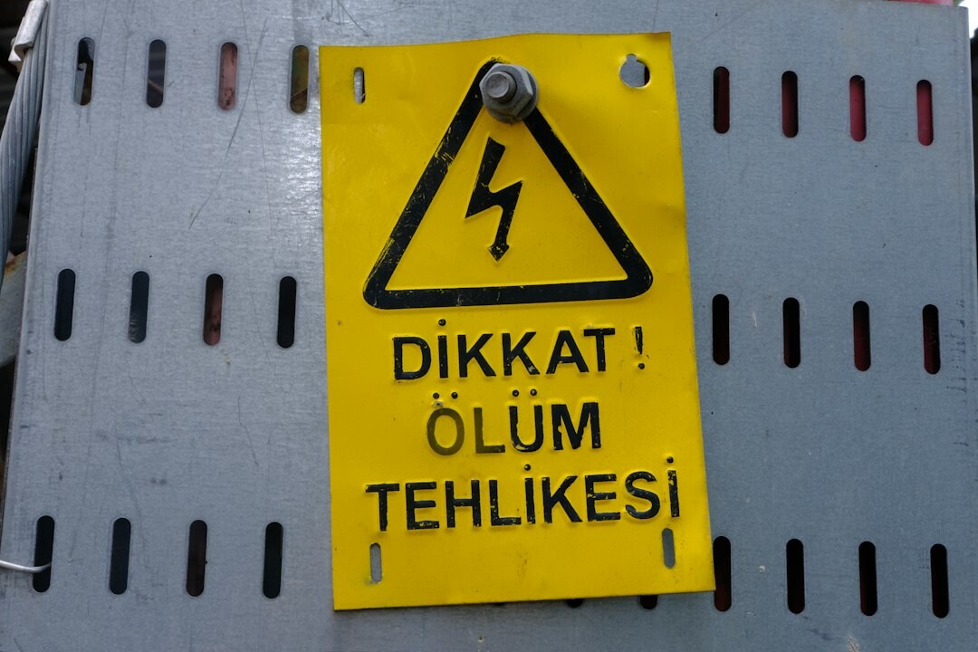 Yayın anahtarlama panelinin yakın çekimi